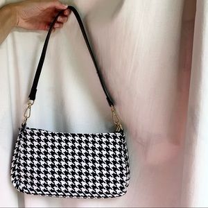 GINGHAM BAGUETTE BAG